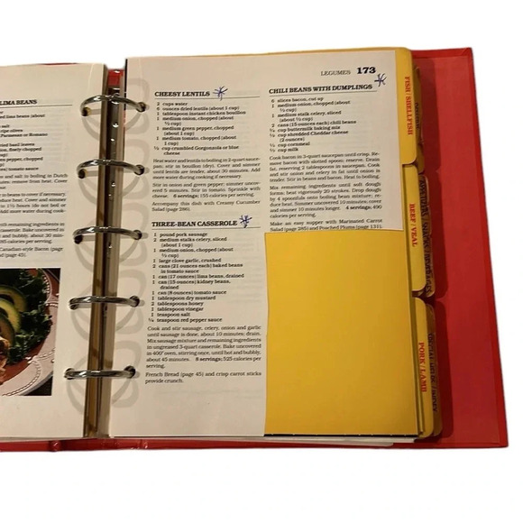Vintage 1986 Betty Crocker Ring Bound Hardcover Cookbook Golden Press Kitchen - Picture 6 of 9